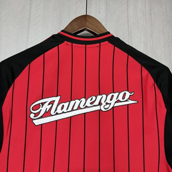 camisa modelo beisebol do flamengo 25/26 camisa modelo beisebol do flamengo 25/26
