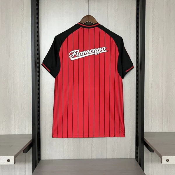 camisa modelo beisebol do flamengo 25/26 camisa modelo beisebol do flamengo 25/26