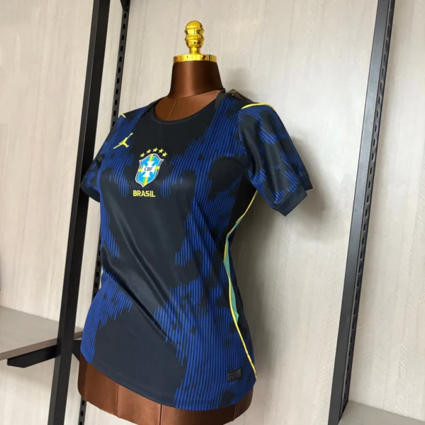 camisa brasil copa 2026 torcedor fem azul camisa brasil copa 2026 torcedor fem azul