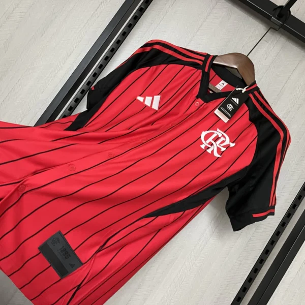 camisa modelo beisebol do flamengo 25/26 camisa modelo beisebol do flamengo 25/26