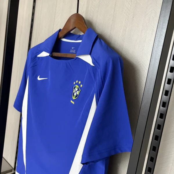 camisa retrÔ da seleÇÃo brasileira 2002 azul camisa retrÔ da seleÇÃo brasileira 2002 azul