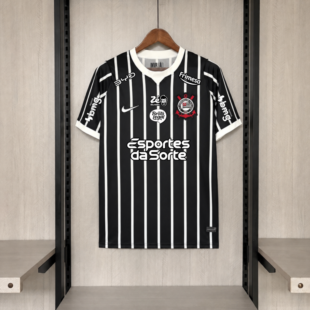 CAMISA CORINTHIANS II RESERVA LISTRADA 2026/2027