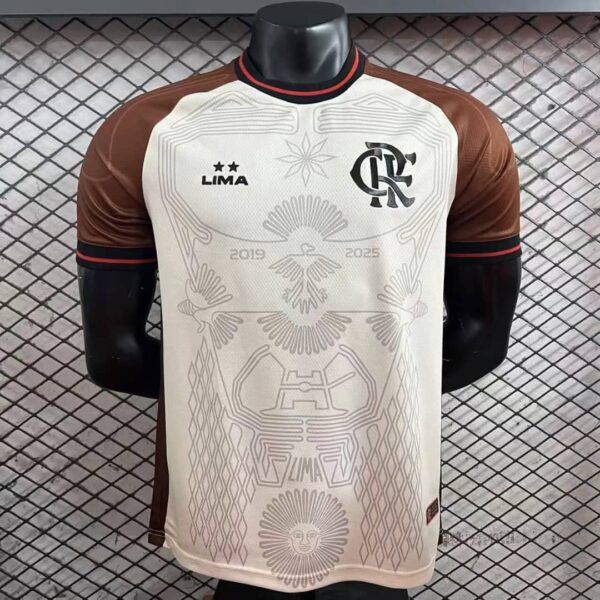 CAMISA FLAMENGO URUBU DE LIMA 2026 - OFF-WHITE - JOGADOR