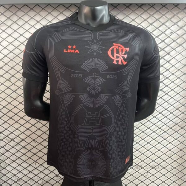 CAMISA FLAMENGO URUBU DE LIMA 2026 - PRETA - JOGADOR